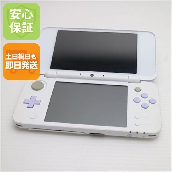 美品 NEWニンテンドー2DS LL ホワイト×ラベンダー 即日発送 2DS NINTENDO 本体 土日祝発送OK 00000