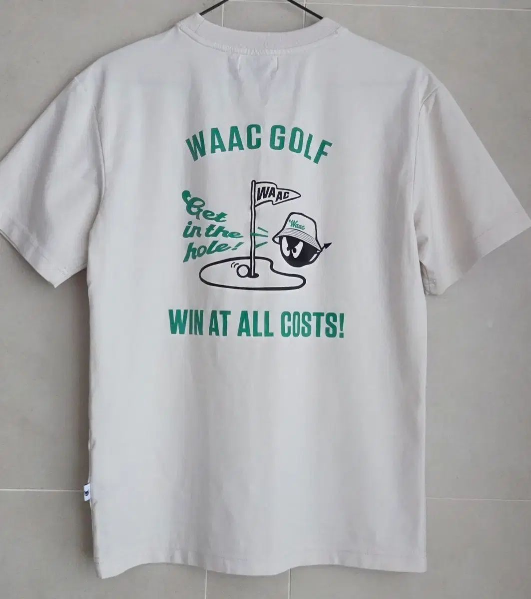 WAAC ゴルフ 半袖Tシャツ 白 M