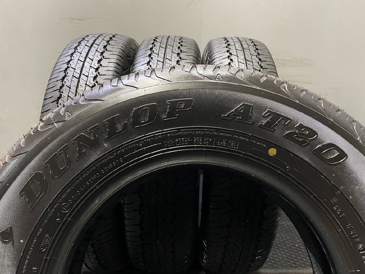 新車外し】DUNLOP GRANDTREK AT20 195/80R15 15インチ 夏タイヤ 4本 22 
