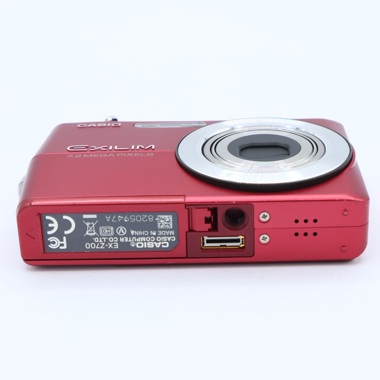 CASIO カシオ デジタルカメラ EXILIM ZOOM EX-Z700 レッド