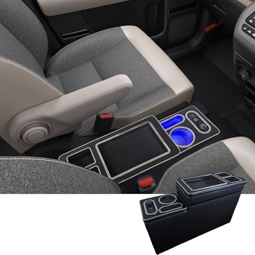 ☆新品☆【Buy it】センターコンソールボックス フリード向け GB系対応 車種別設計 USB急速充電 LEDライト 多機能収納 後席ドリンクホルダー付き 工具不要 簡単取付