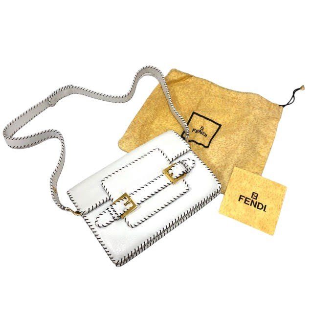 FENDI/フェンディ/ヴィンテージ/2WAY/レザー/セミショルダーバッグ/鞄