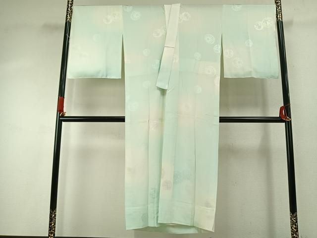 平和屋着物●長襦袢 無双仕立て 毬 暈し染め 正絹 逸品 AABI9471fy