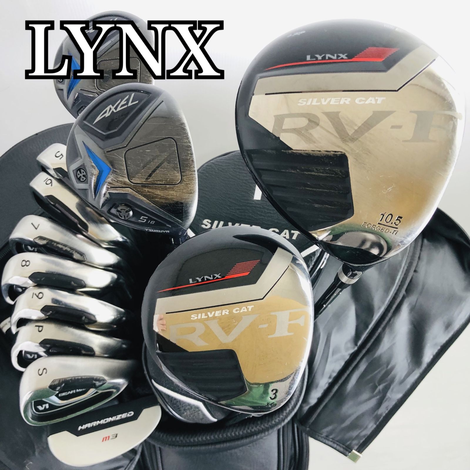 保証付】LYNX リンクス SILVER CAT シルバーキャット RV-F ゴルフ