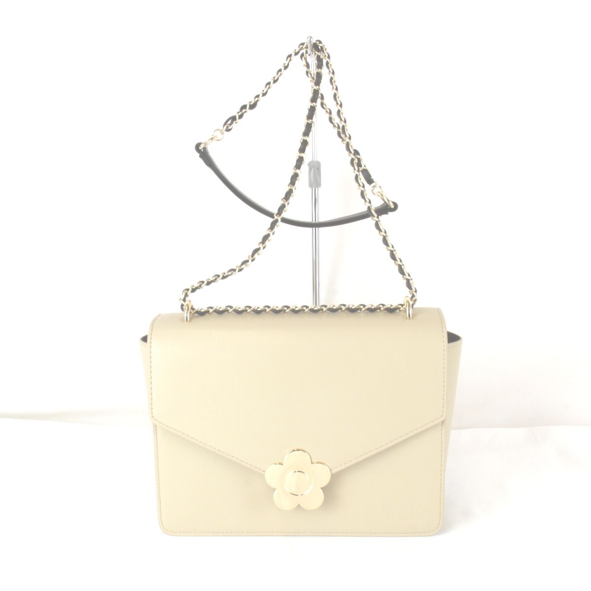 【美品】MARY QUANT アクセントメタルデイジー チェーンショルダーバッグ 美品『USED』 マリークヮント アクセントメタルデイジー チェーン
