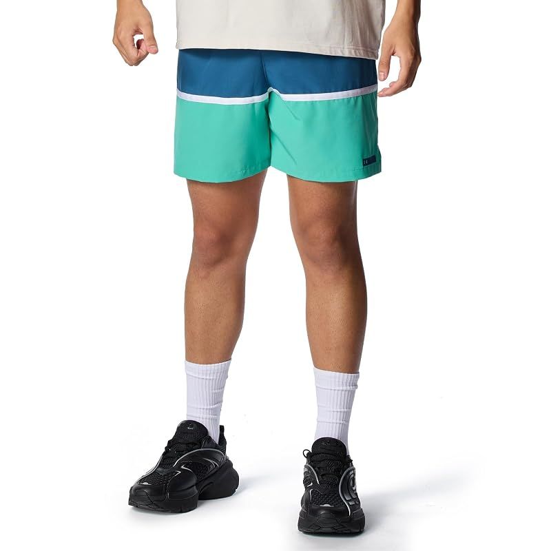【新品】 [アンダーアーマー] UA BOARD SHORTS 6012651(498) ワムブルー グリーンモード 3XL