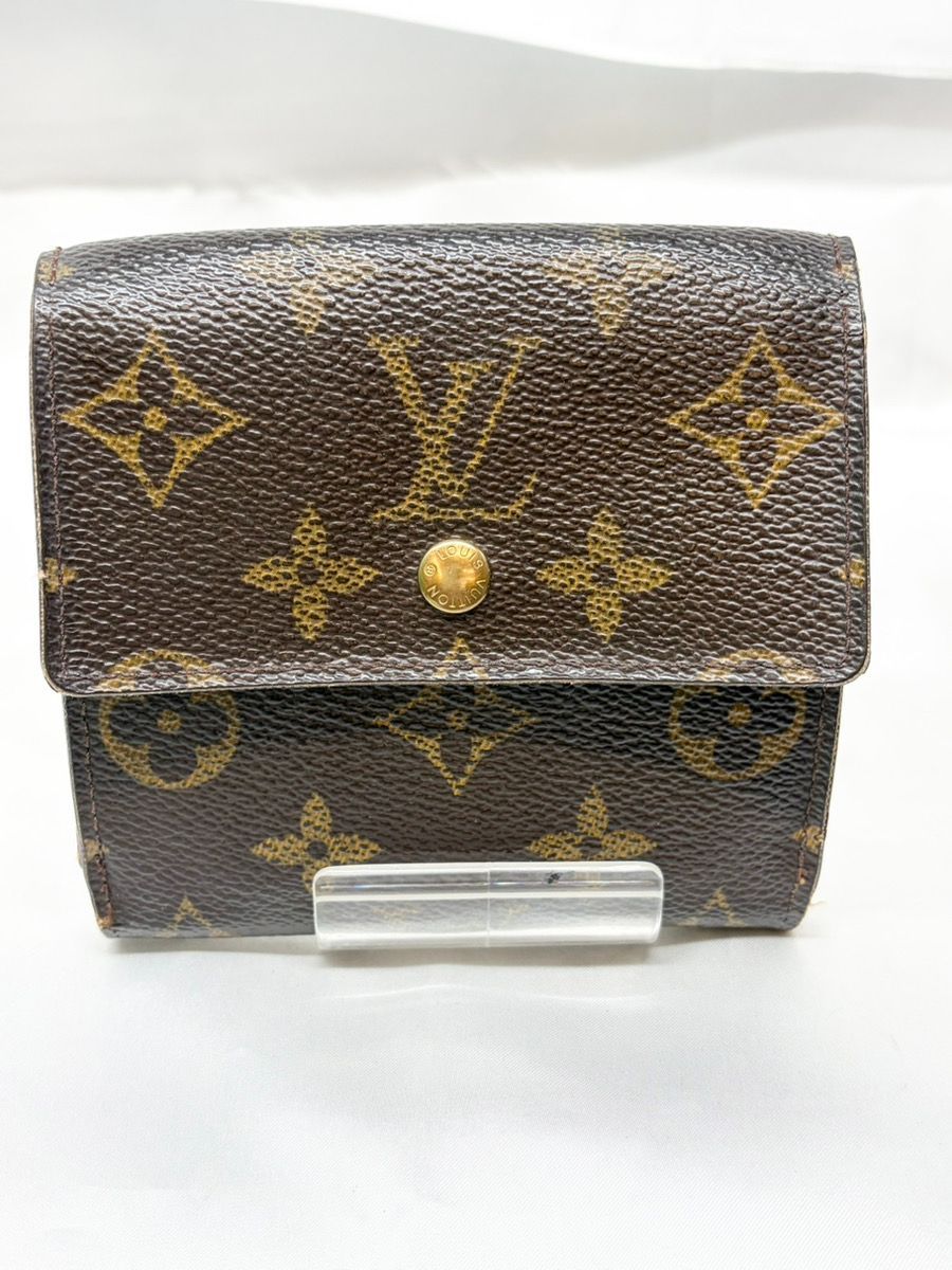 Louis Vuitton ルイヴィトン ポルトフォイユエリーズ モノグラム ホック弱い 反れあり Ｍ-2093