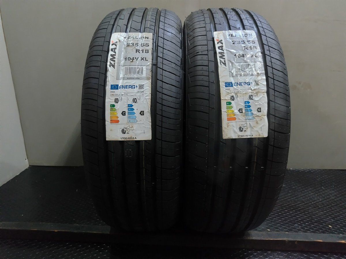 新品】ZMAX ZEALION 235/55R18 104V XL 18インチ 夏タイヤ 2本 24年製 