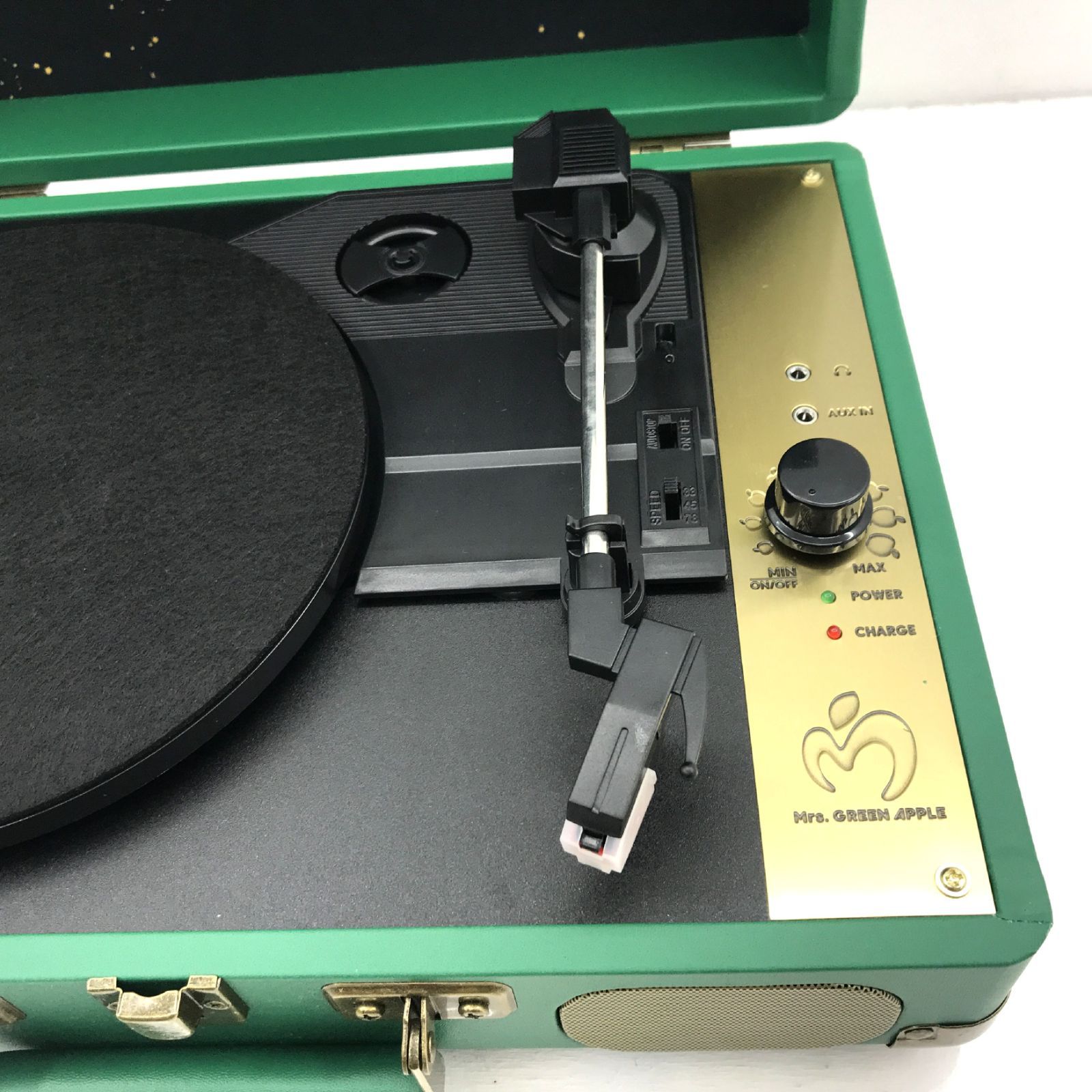 ミセスグリーンアップル レコードプレーヤー レコード2枚付き MGA