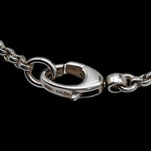 GUCCI グッチ ハート ネックレス ペンダント ロゴ 刻印 シルバー 925 ジュエリー アクセサリー