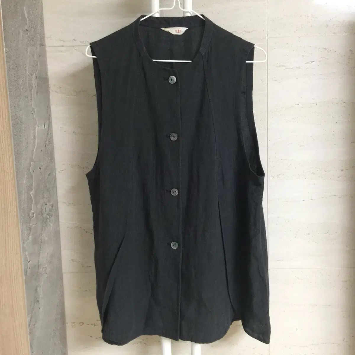 ISAE イセ 22 リネン ベスト ベスト