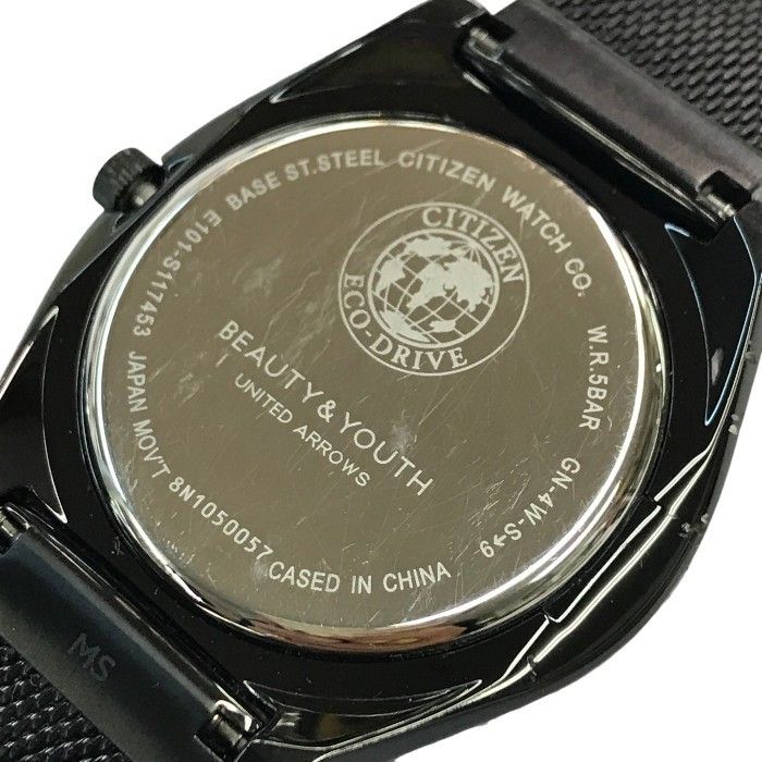 CITIZEN BEAUTY & YOUTH UNITED ARROWS 腕時計 メンズ アナログ エコ