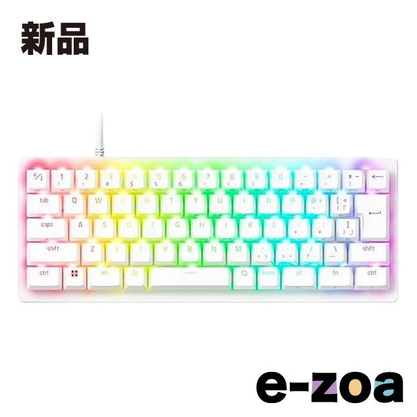 Razer レーザー Huntsman V3 Pro Mini JP White Edition ラピッドトリガーモード搭載 60％サイズ RZ03-04991900-R3J1 (2651066)