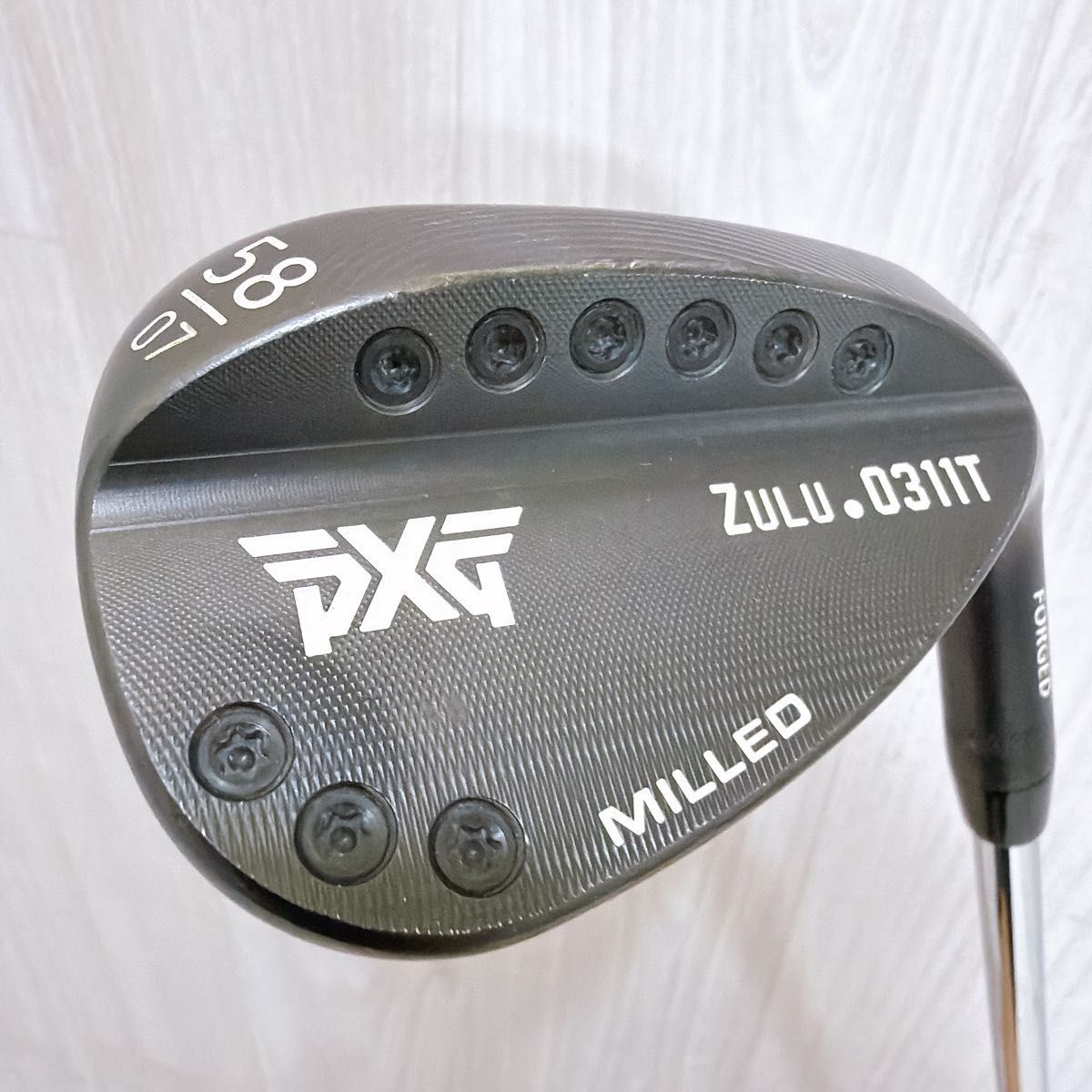 PXG ZULU 0311T ピーエックスジー ズールー ウェッジ 58° 右利き ブラック G-0516