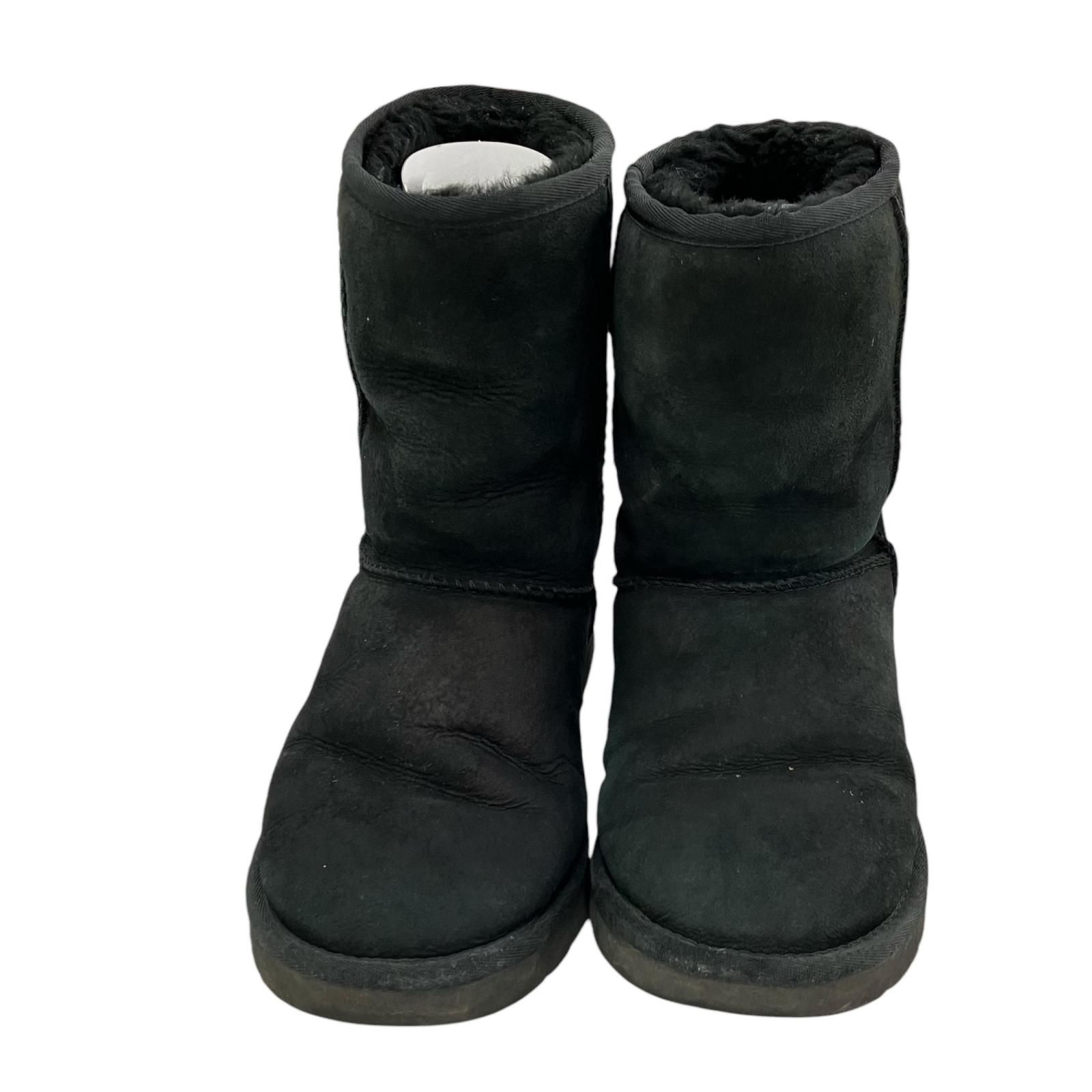 186005 現状品 UGG アグ クラシックショート スェードブーツ ブラック