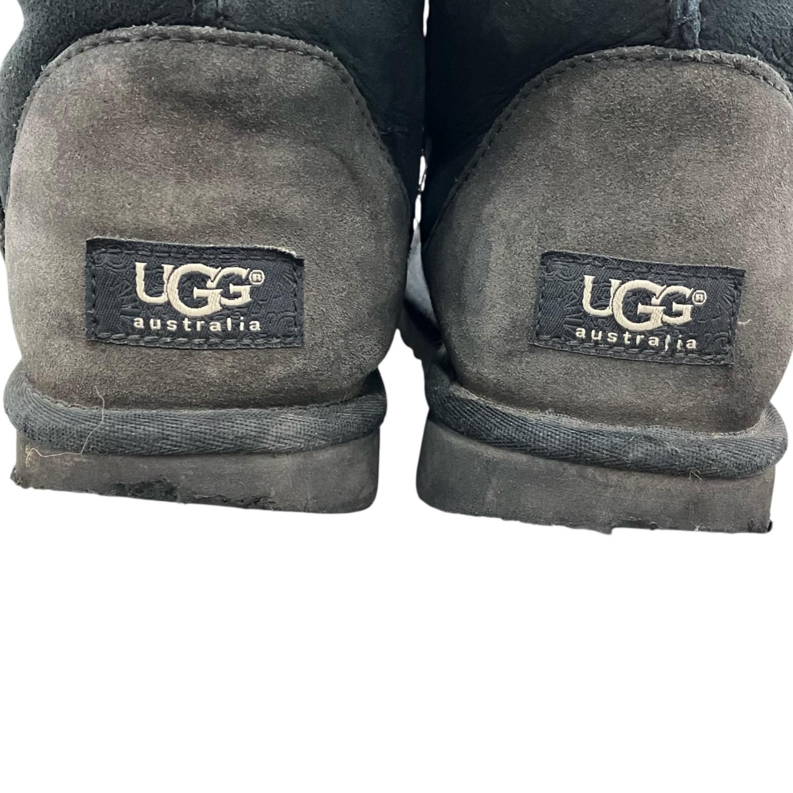 186005 現状品 UGG アグ クラシックショート スェードブーツ ブラック