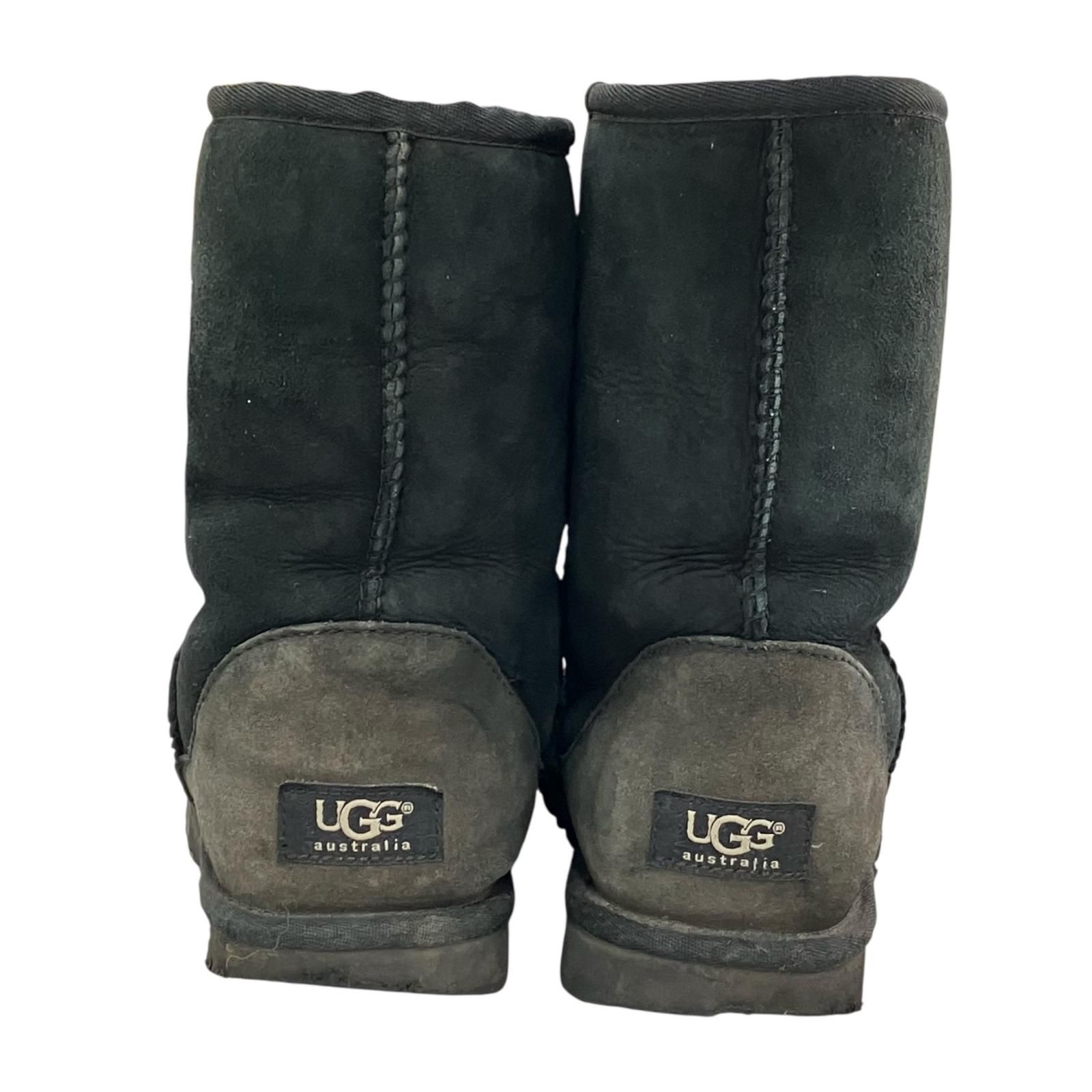 186005 現状品 UGG アグ クラシックショート スェードブーツ ブラック