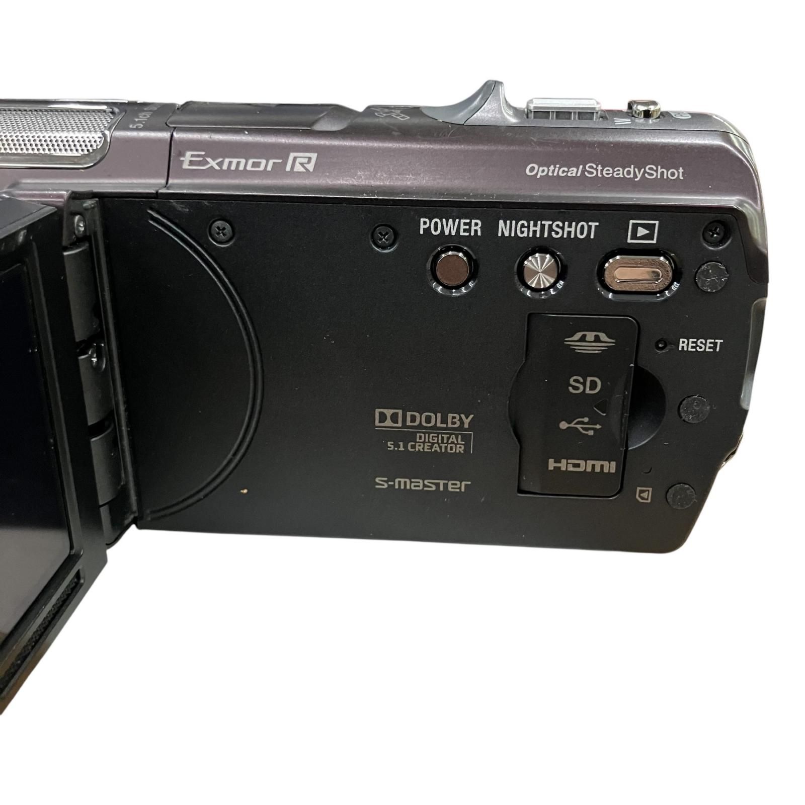 199990 動作未確認 SONY ソニー ビデオカメラ HDR-CX560V ボルドー