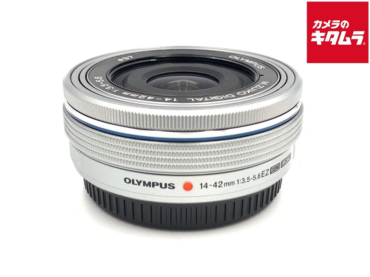 【中古】 【美品】 オリンパス M.ZUIKO DIGITAL ED 14-42mm F3.5-5.6 EZ シルバー