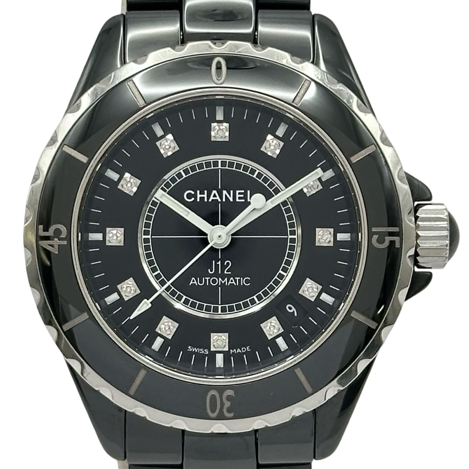 シャネル CHANEL J12 38MM H1626 ブラック セラミック 自動巻き メンズ