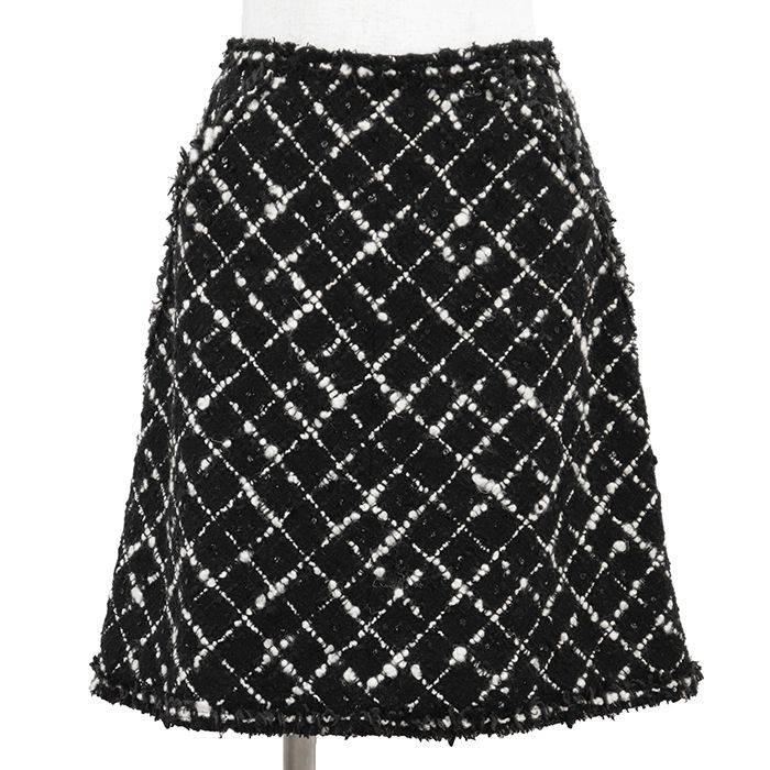 極美品】CHANEL シャネル ヴィンテージツイードスカート サイズ 36