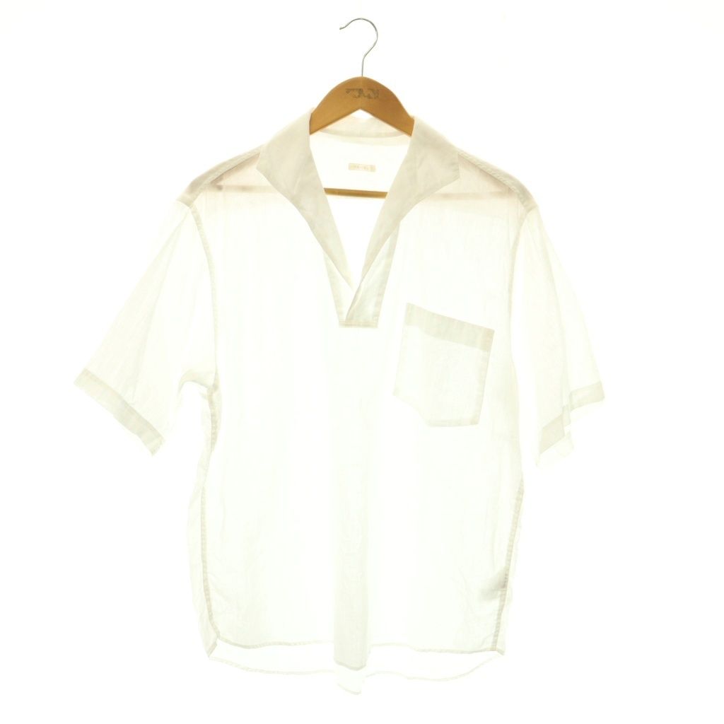 コモリ COMOLI 22SS Betashan Skipper S/S Shirt シャツ 半袖 プルオーバー 1 ホワイト V01-02017 /DO ■GY12