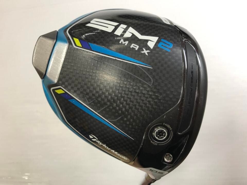 テーラーメイド　SIM2 MAX　10.5度　TENSEI BLUE TM50(SIM2)　Rフレックス　ドライバー　中古【最短即日発送】