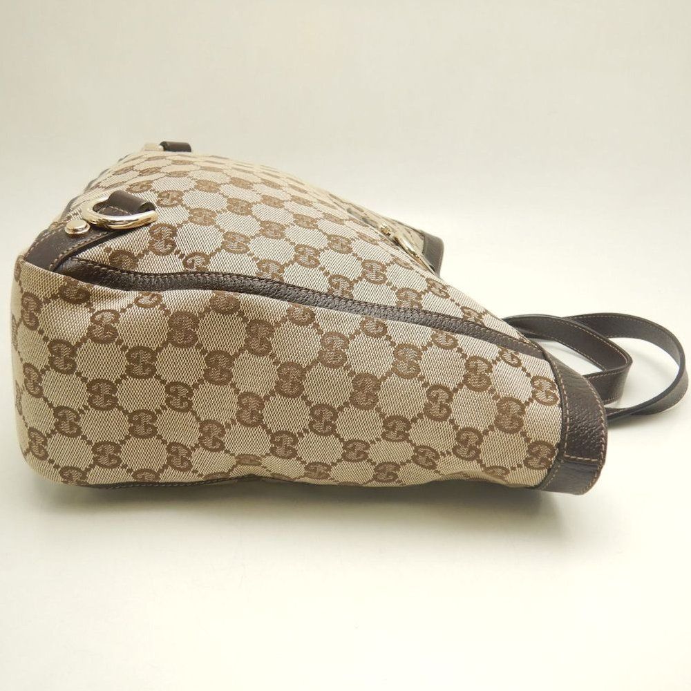 GUCCI グッチ アビー 130739 トートバッグ GGキャンバスxレザー