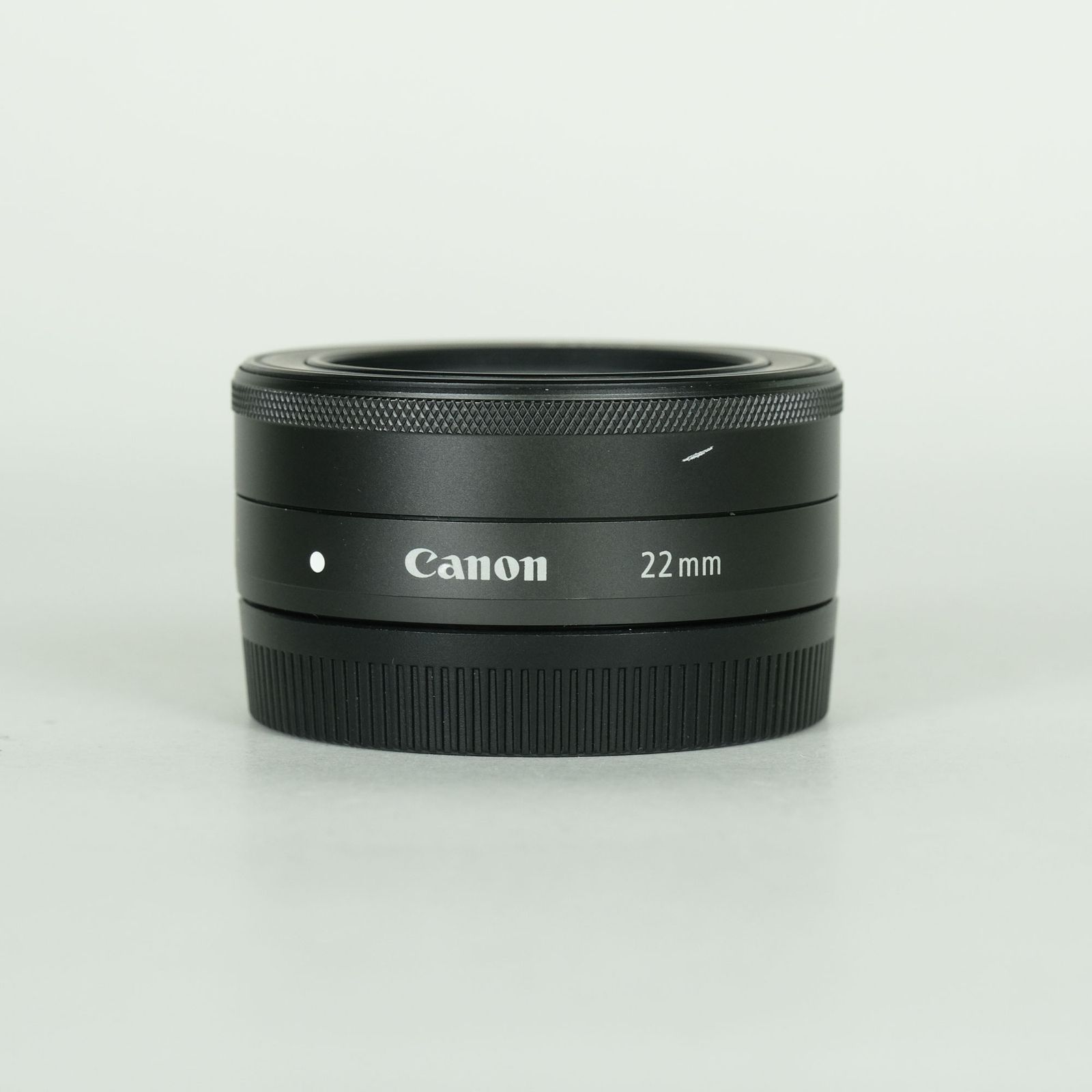 並品 | 純正フィルター付] Canon EF-M22mm F2 STM [グラファイト