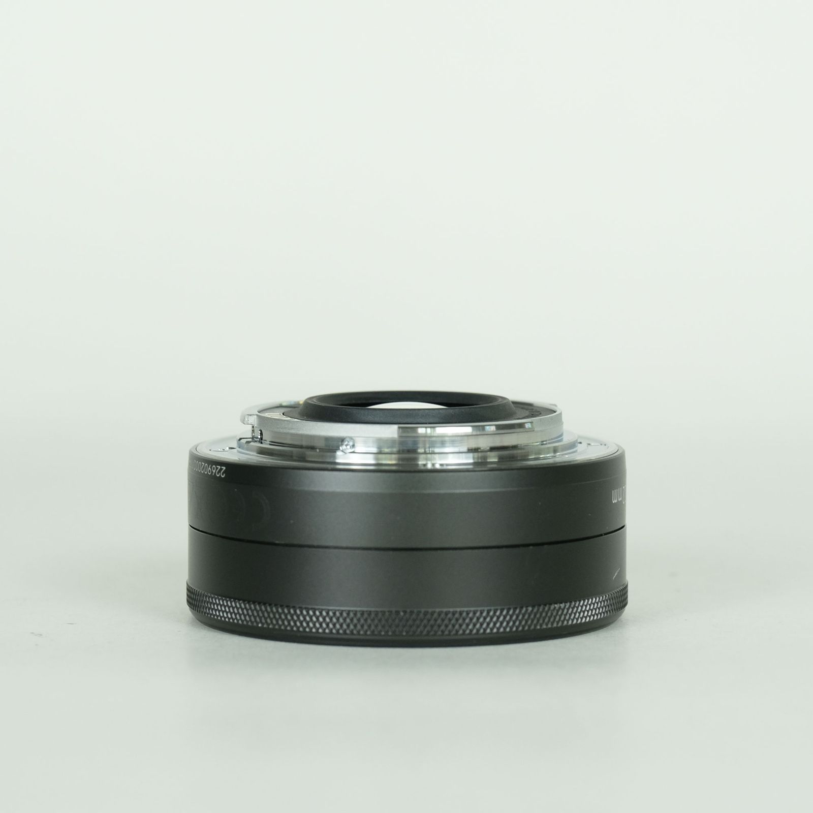 並品 | 純正フィルター付] Canon EF-M22mm F2 STM [グラファイト