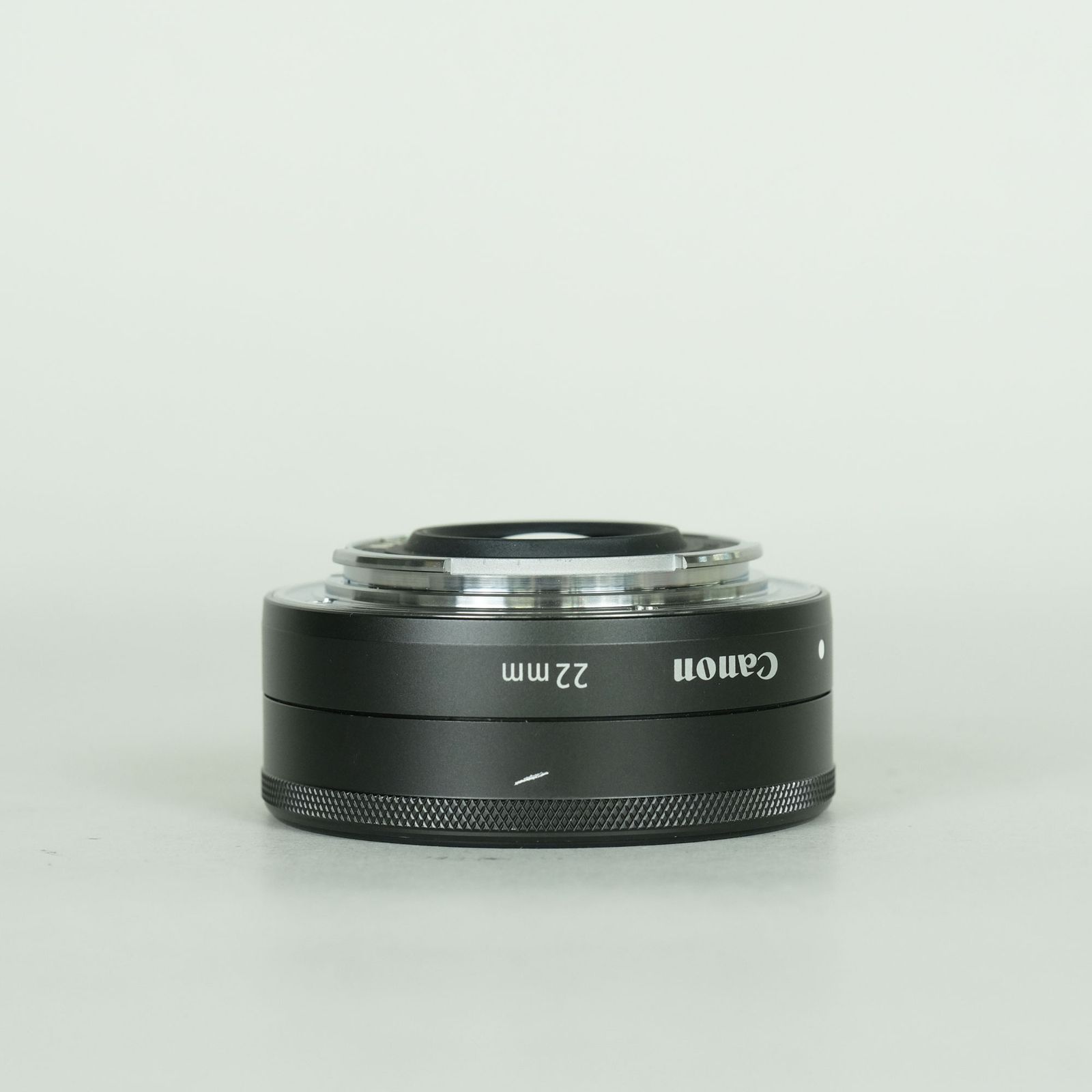 並品 | 純正フィルター付] Canon EF-M22mm F2 STM [グラファイト