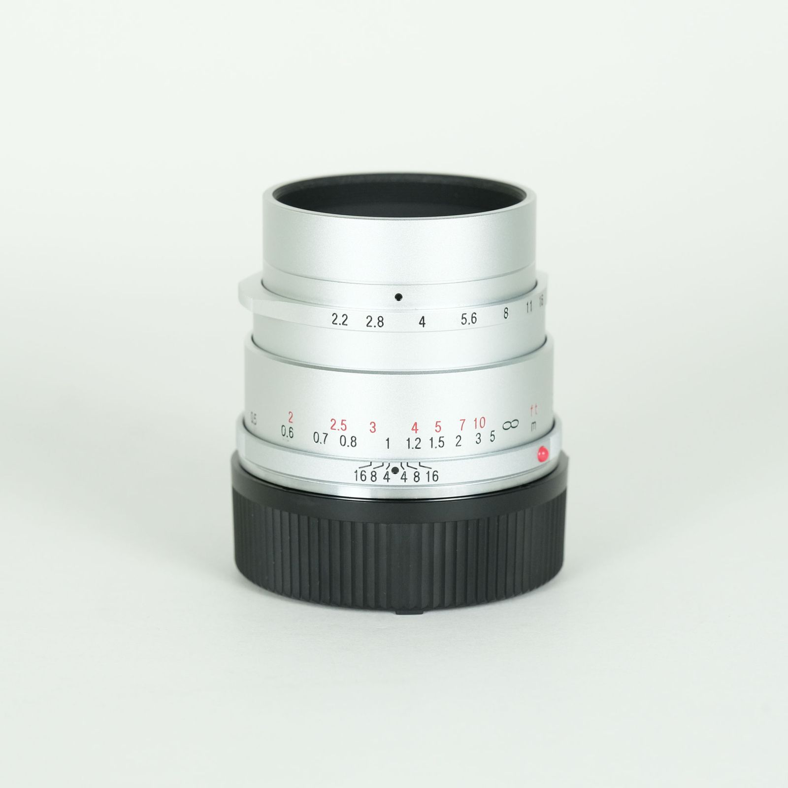 美品] コシナ フォクトレンダー COLOR-SKOPAR 50mm F2.2 VM シルバー