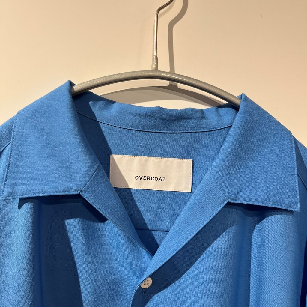 overcoatオーバーコートLONG SLEEVE CAMP SHIRT新品 OVERCOAT オーバーコート 25SS LONG SLEEVE CAMP SHIRT 長袖シャツ