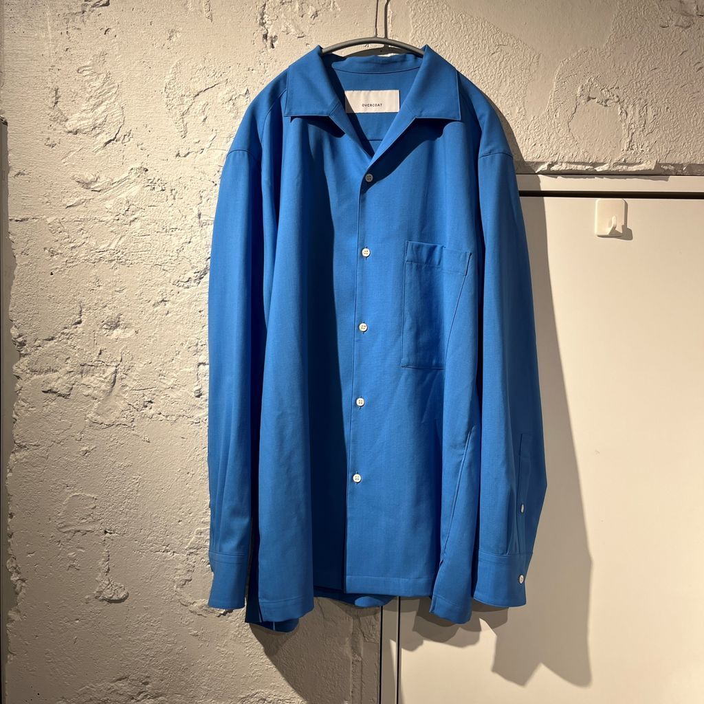 OVERCOAT オーバーコート 25SS LONG SLEEVE CAMP SHIRT 長袖シャツ