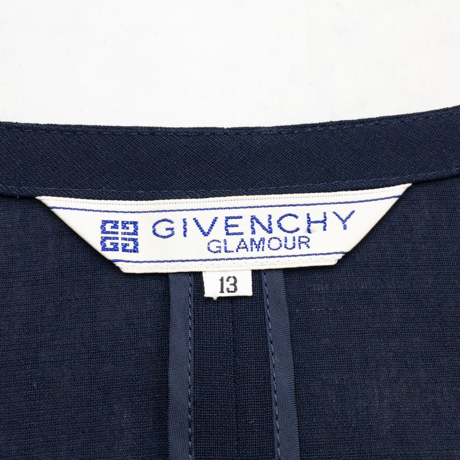 GIVENCHY ジバンシー ノーカラージャケット ボタンレス ヴィンテージ