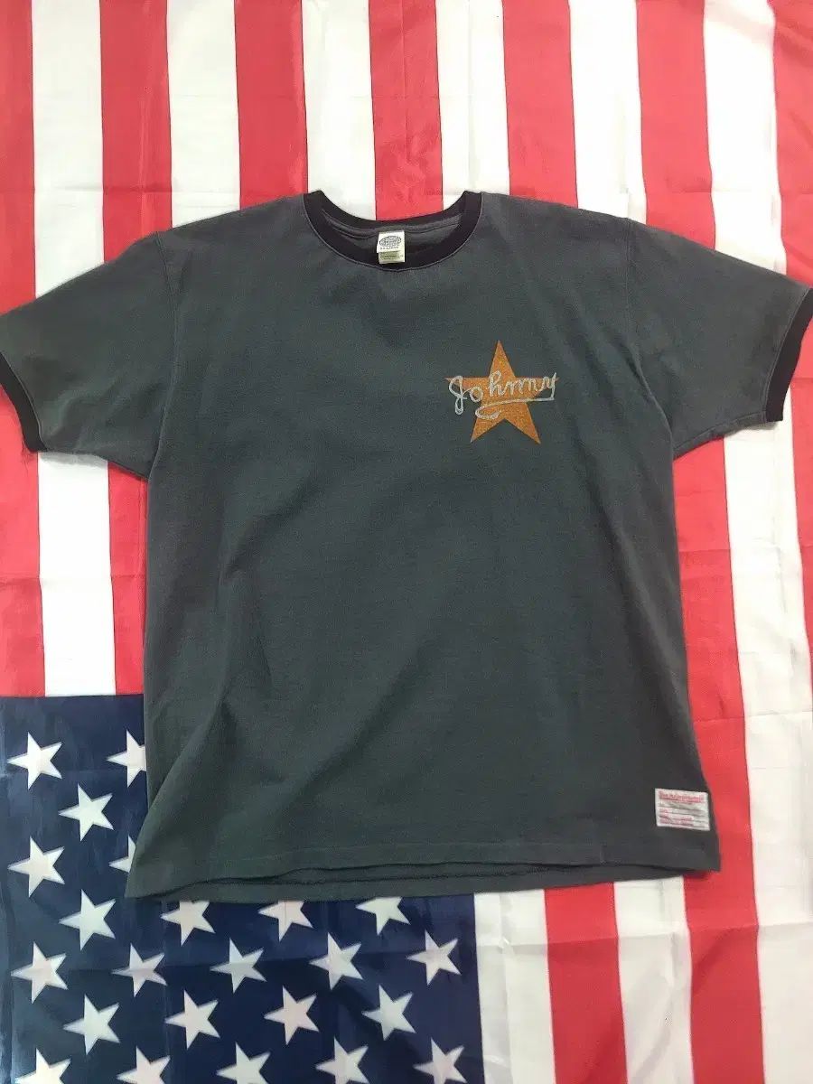 XXL 105 トイズマッコイ ジョニー 半袖 リンガーTシャツ