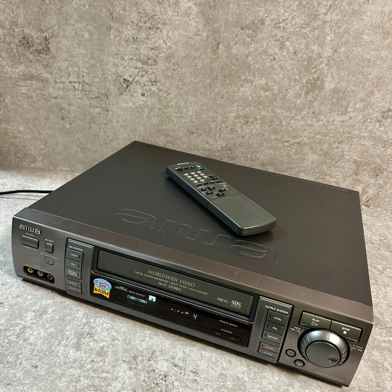 AIWA HV-MX100 ワールドワイドビデオ VHSビデオデッキ - メルカリ