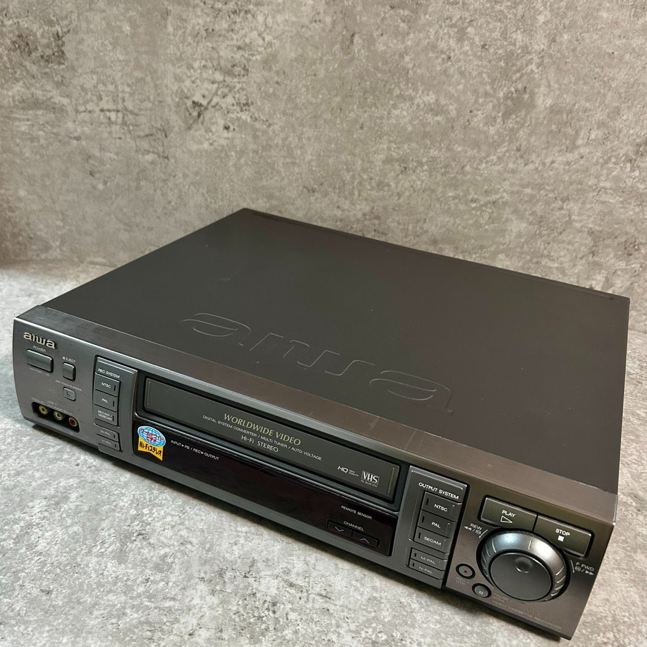 AIWA HV-MX100 ワールドワイドビデオ VHSビデオデッキ - メルカリ