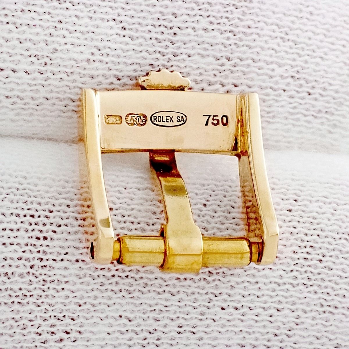 管番119 希少 ロレックス ROLEX K18 750 尾錠 時計 バックル ロレックス ROLEX 腕時計パーツ 純正 チェリーニ用 尾錠 K18YG