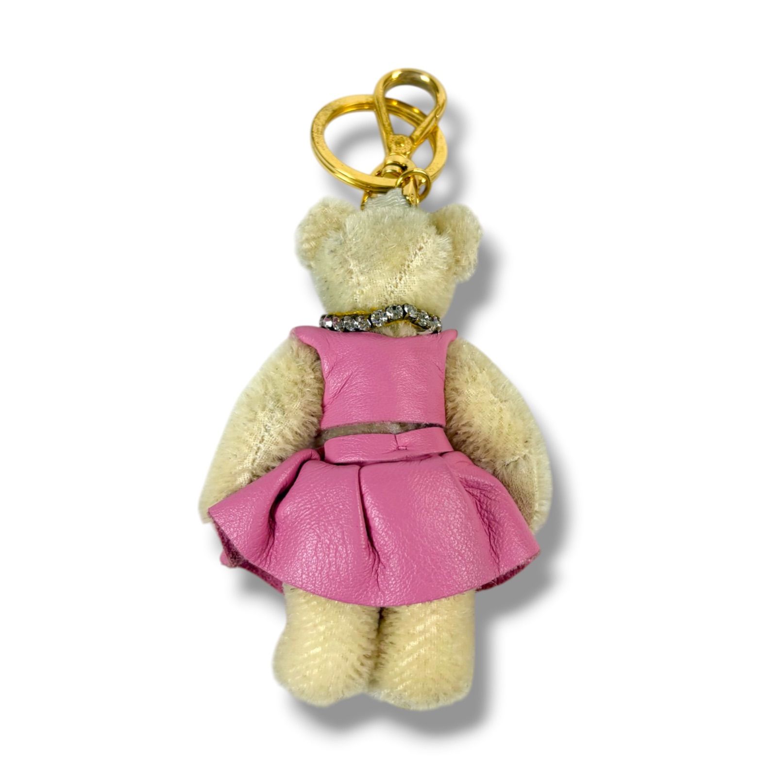 プラダ PRADA Teddy メタルリング付 テディベア キーリング バッグ