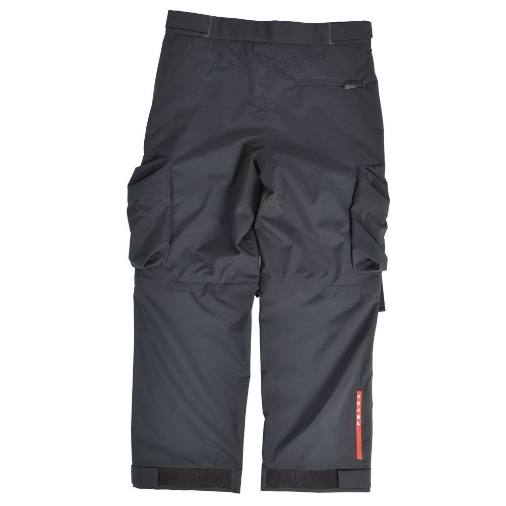 極美品 プラダ PRADA パンツ 2023 2way テクニカルファブリック モジュラーパンツ ポリエステル ボトムス メンズ M 黒 極美品 プラダ PRADA パンツ 2023 2way テクニカルファブリック - メルカリ