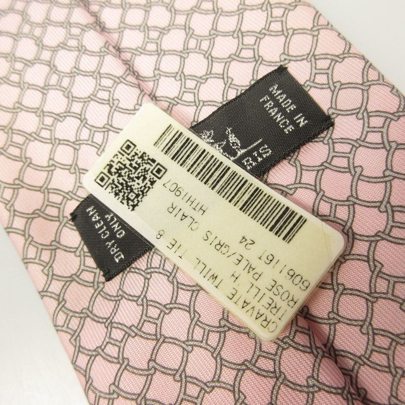 姫路東店】 中古 HERMES | エルメス ネクタイ 606116T ピンク 【135