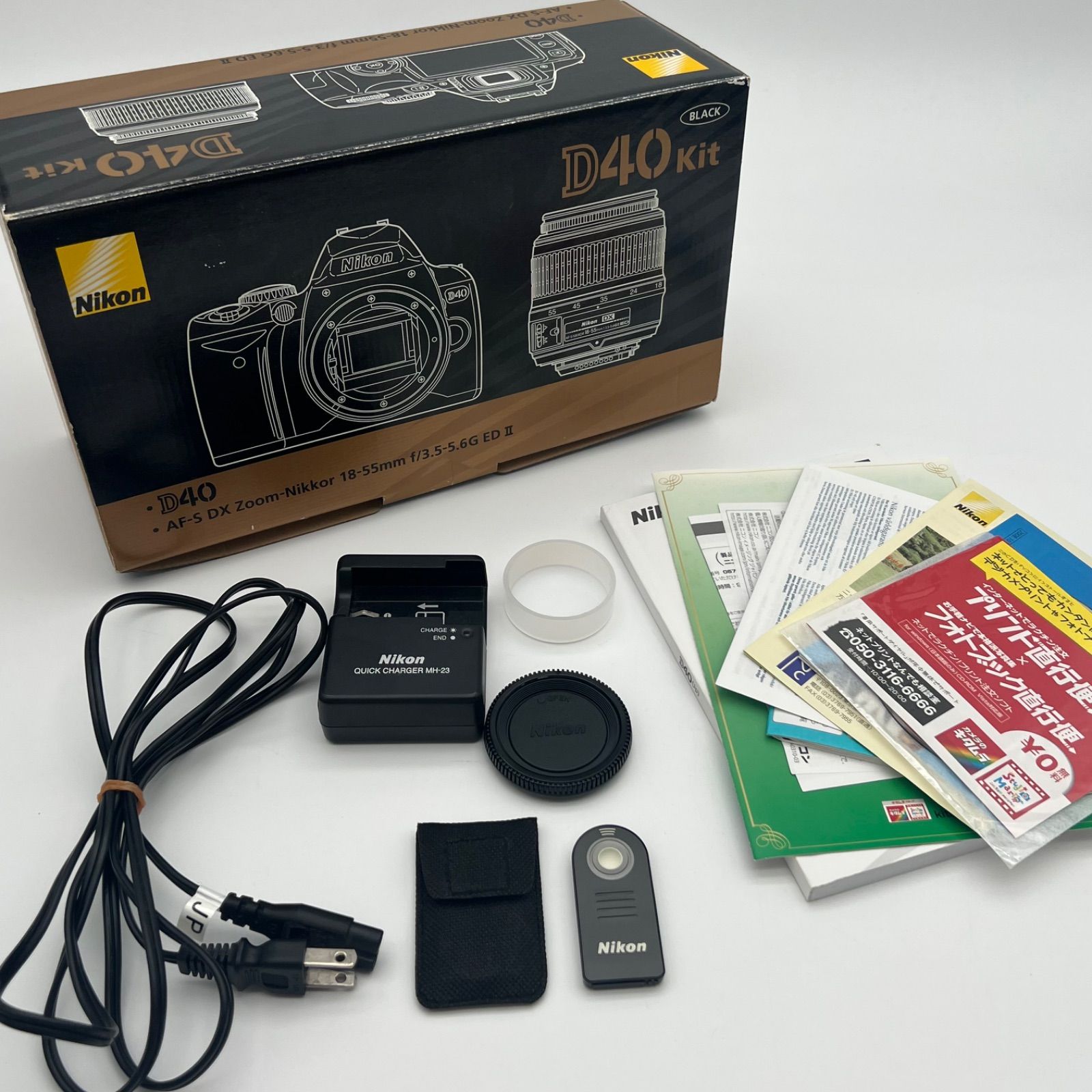 T6441 【 通電確認済み 】Nikon ニコン D40 Kit デジタル一眼レフ