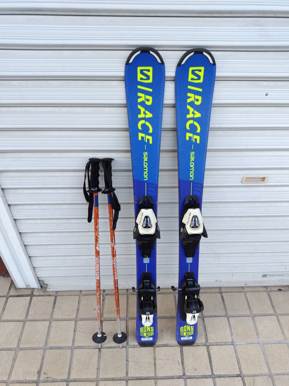 SALOMON S/RACE SONS OF A BLAST 100cm/スキー板/おまけポール付き 