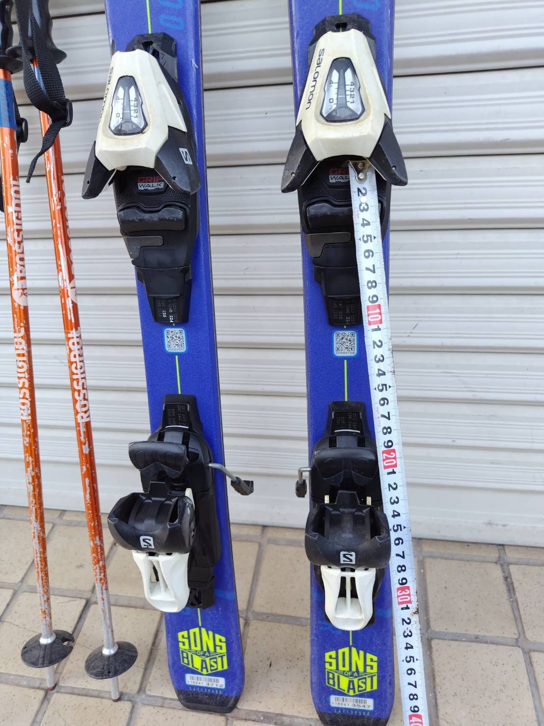 SALOMON S/RACE SONS OF A BLAST 100cm/スキー板/おまけポール付き 