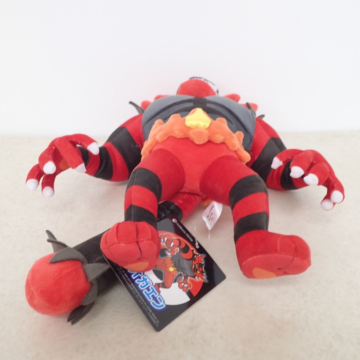 ガオガエン　ぬいぐるみ　ポケモンセンター　タグあり ポケモンセンター ぬいぐるみ ガオガエン 紙タグ付き