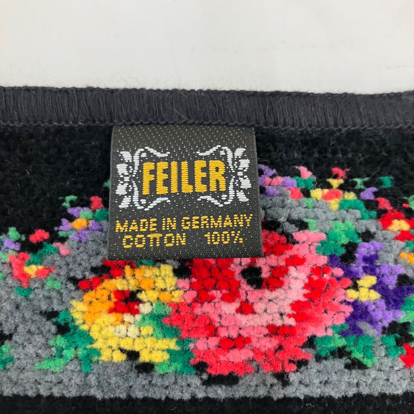 3258 FEILER フェイラー ハンカチ タオル 2点セット シール付き 花柄