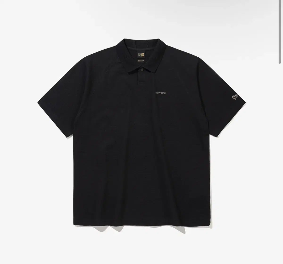 ニューエラ ブラック 텍스쳐 ポロシャツ 2XL