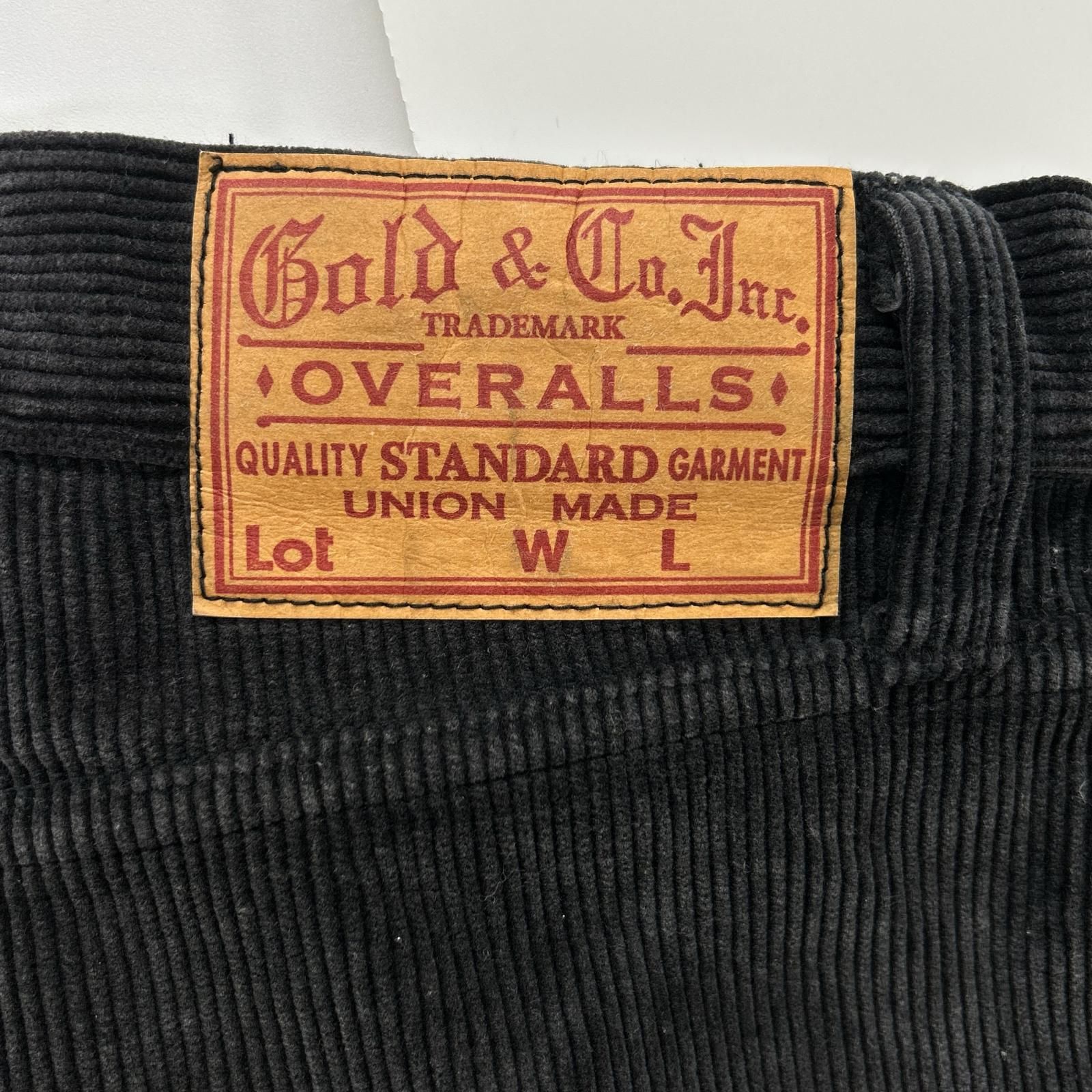 GOLD ゴールド GL42225 21AW チャコール 9W CORDUROY 5POCKET WIDE PANTS コーデュロイパンツ L GOLD ゴールド GL42225 21AW チャコール 9W CORDUROY 5POCKET WIDE