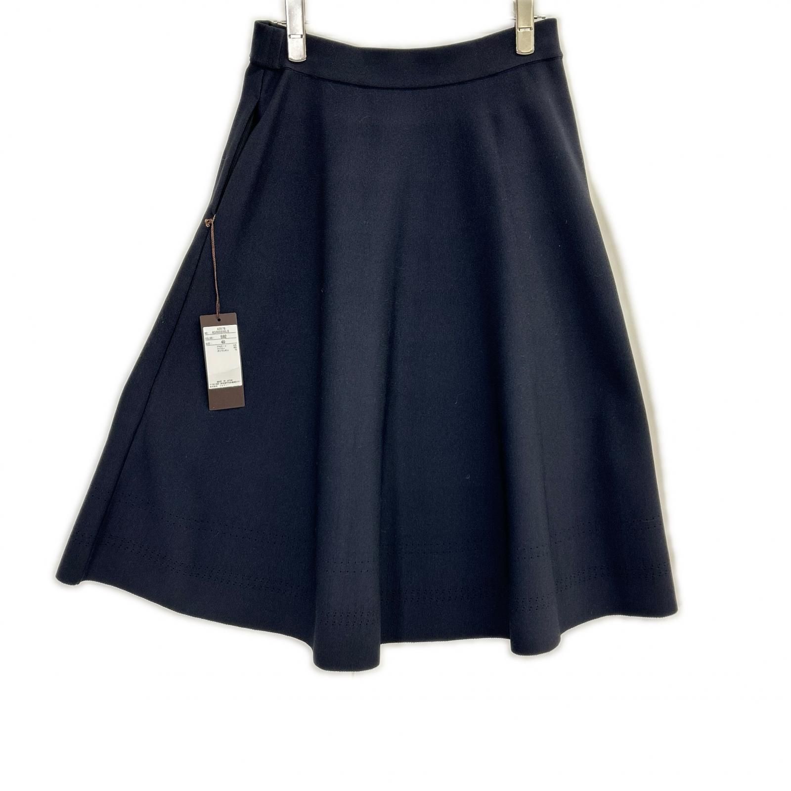 FOXEY フォクシー 23年 43576 ネイビー SOMERSET SKIRT スカート 40